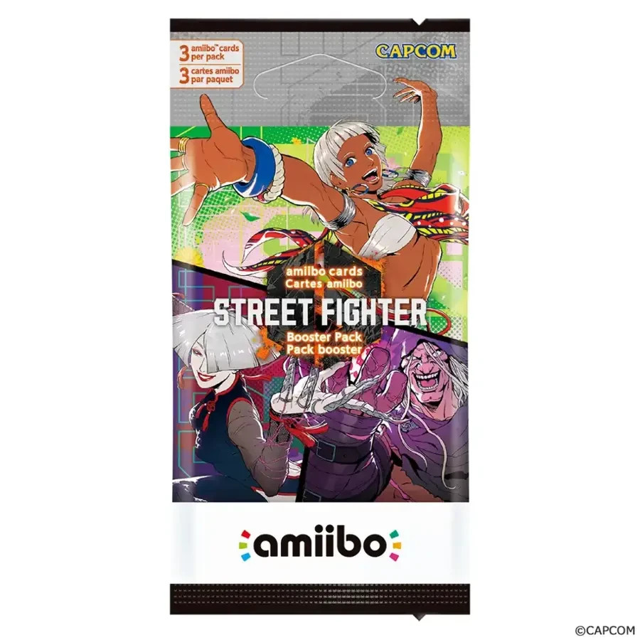 Nintendo Street Fighter 6 amiibo Series 2 Booster Pack – 3 Cards Per Pack | NEW