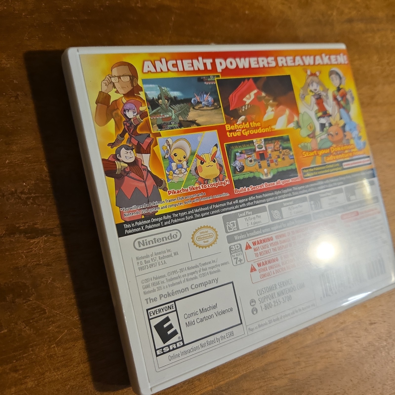 Pokemon Omega Ruby & Alpha Sapphire – BONUS Variant With Bonus Insert -NO GAME