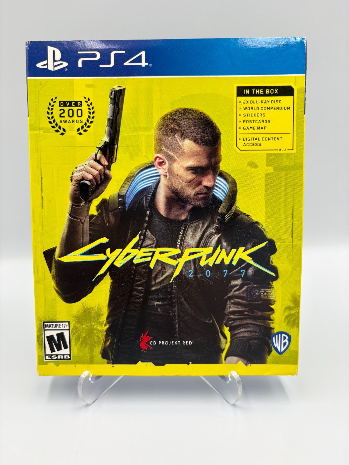 Cyberpunk 2077 – PlayStation 4 PS4 – w/ Slip Cover – Missing Inserts – Tested
