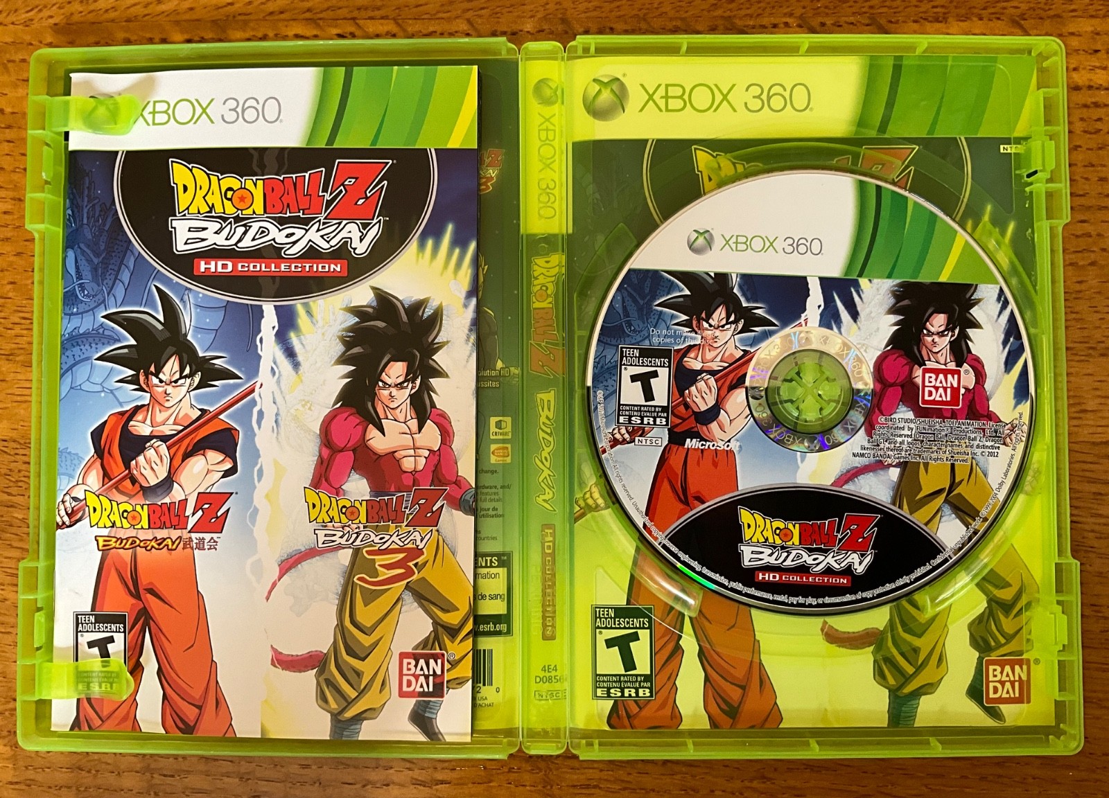 Dragon BallZ Budokai HD Collection Xbox 360 Complete w/ Manual &Case PLAYED ONCE