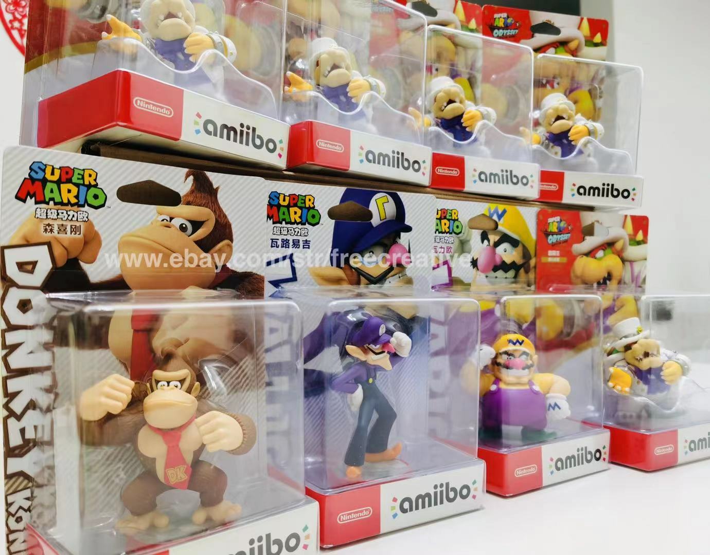 Nintendo Super Mario Party Amiibo Series PVC Figure Children Toy Sealed Box