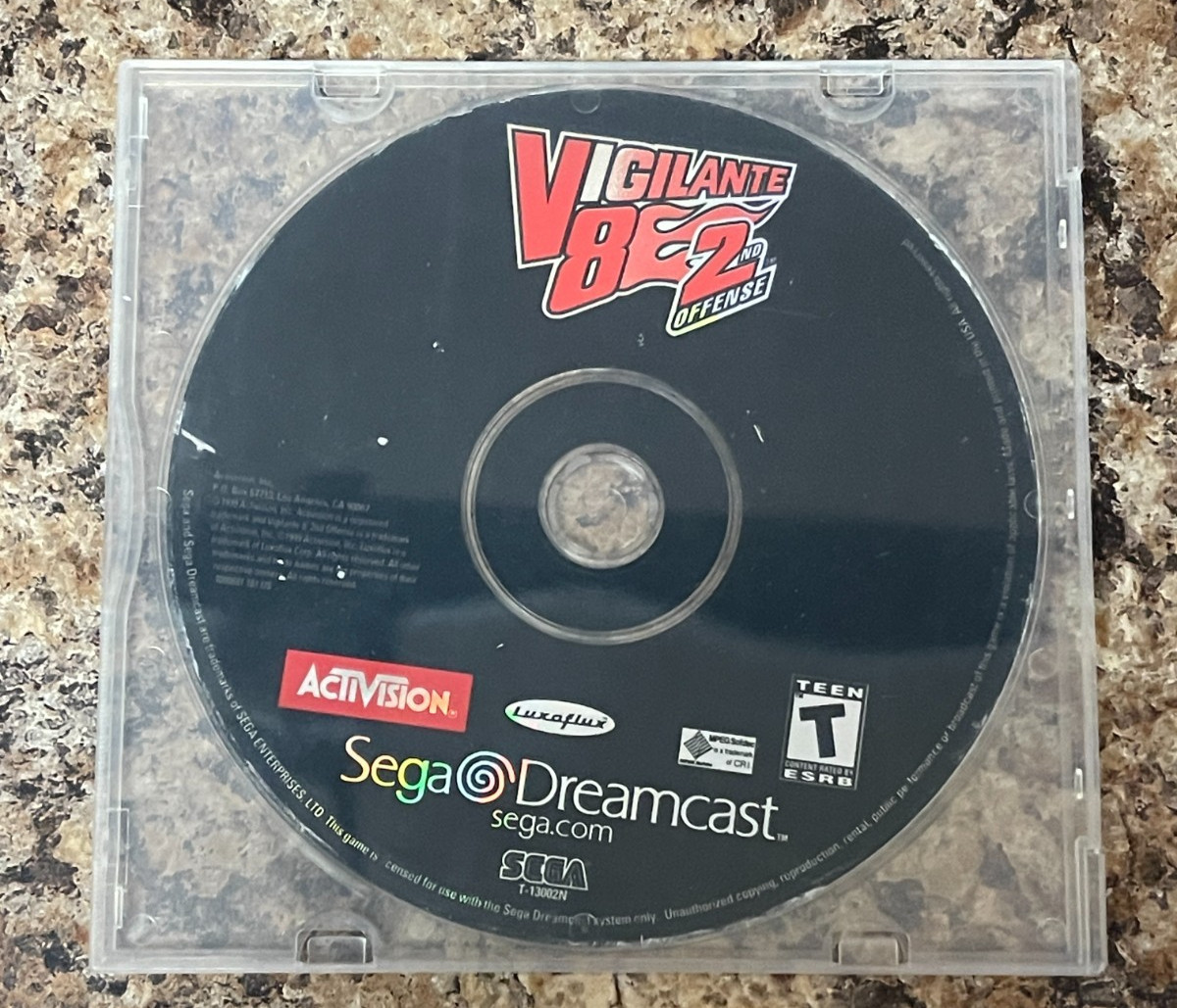 Vigilante 8: 2nd Offense (Sega Dreamcast, 1999) Disc only – Untested