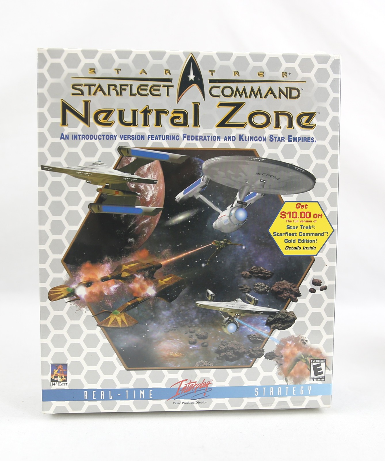SEALED LOT Star Trek Game Lot with Interplay Production Hat RARE Big Box PC