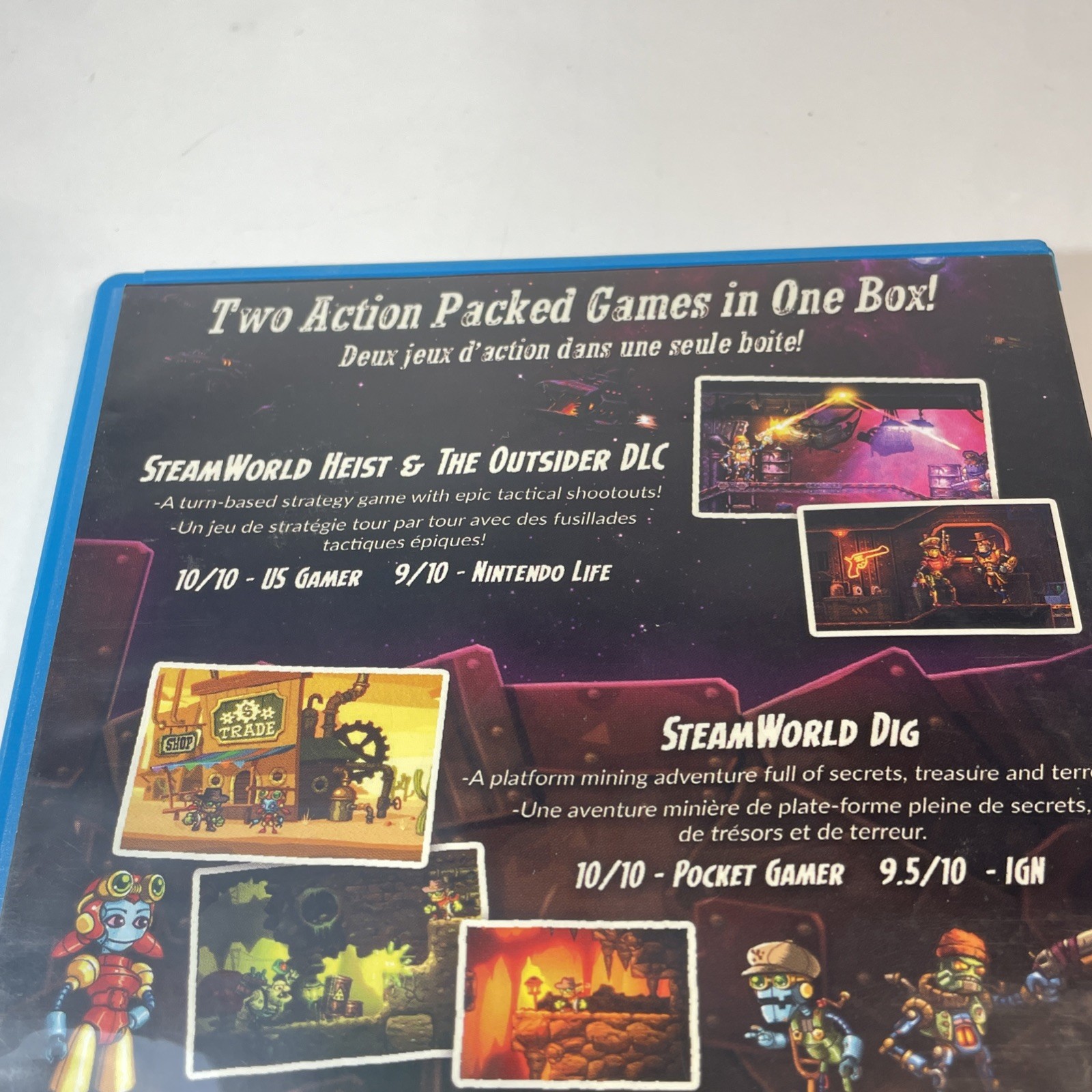 SteamWorld Collection (Nintendo Wii U 2016) CIB Complete Steam World Heist Dig