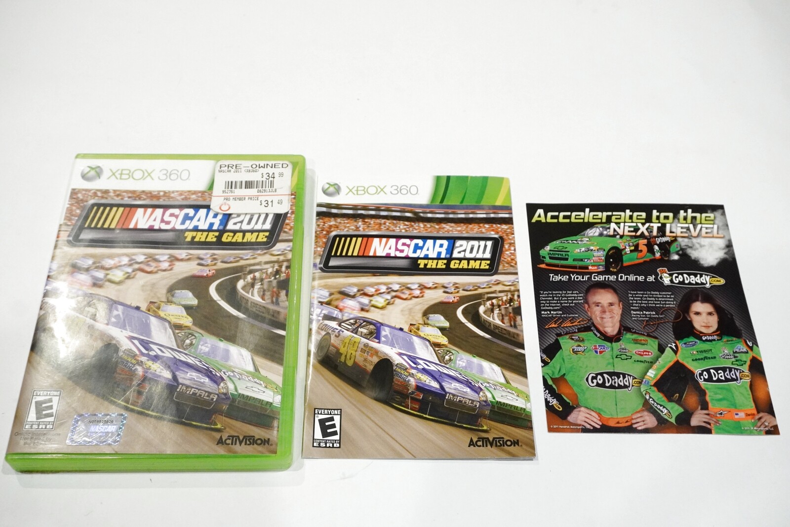NASCAR The Game 2011 (Microsoft Xbox 360, 2011) Complete Tested WORKS GREAT!
