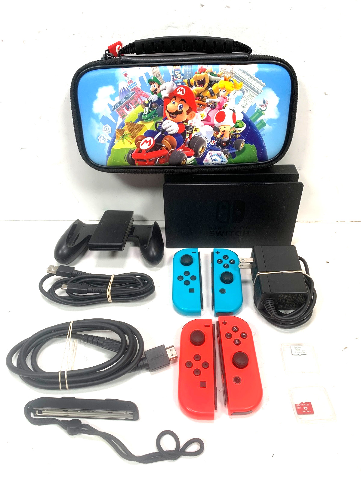Nintendo Switch Accessories (Joy-Con Charger Dock Controller Grip Case HDMI AC)