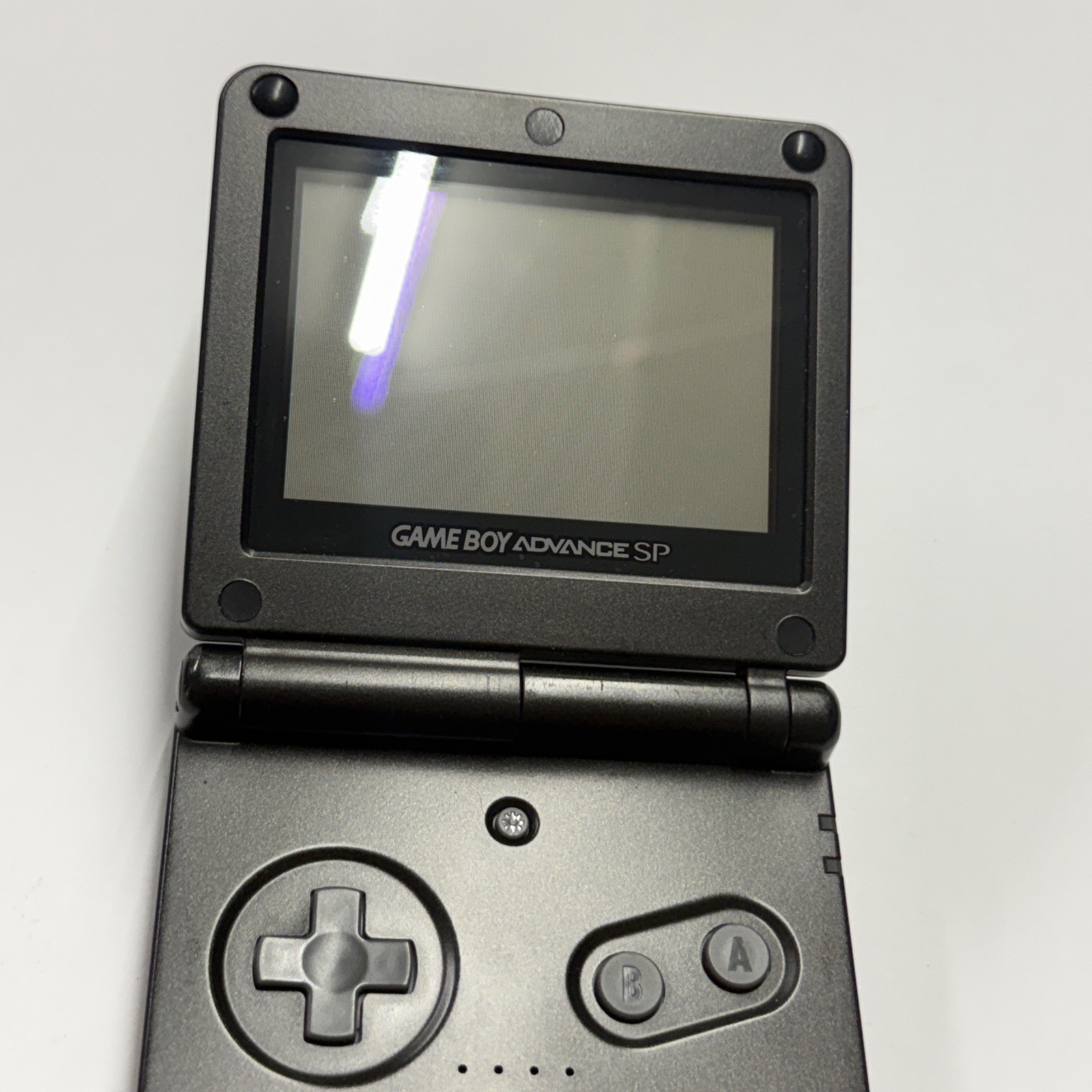 GBA – Nintendo GameBoy Advance SP Handheld Console – Onyx Black Tested #2940