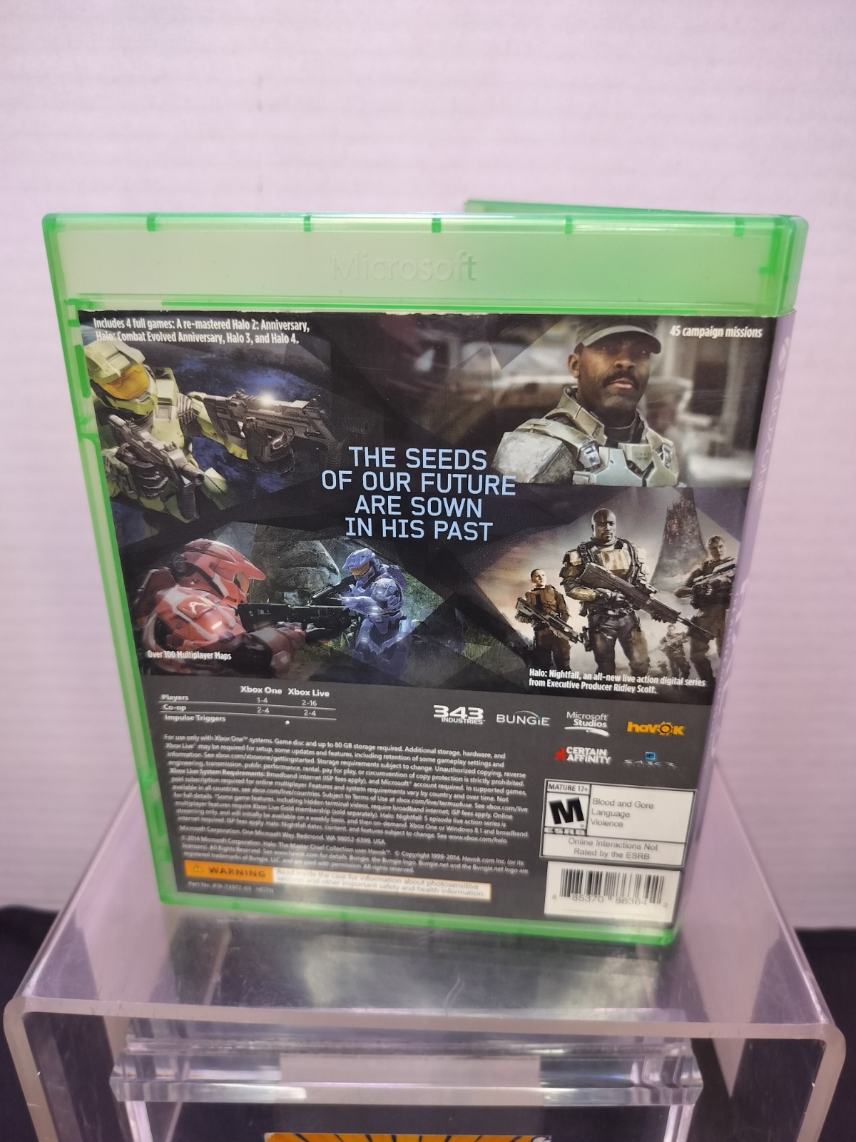 Halo: The Master Chief Collection (Microsoft Xbox One, 2014) AS-IS UNTESTED
