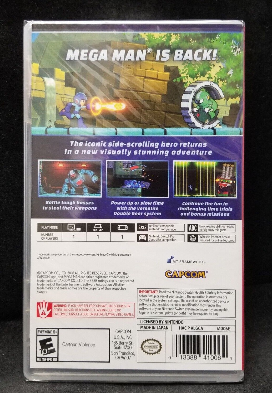 Mega Man 11 (Nintendo Switch) BRAND NEW / Region Free / Megaman 11