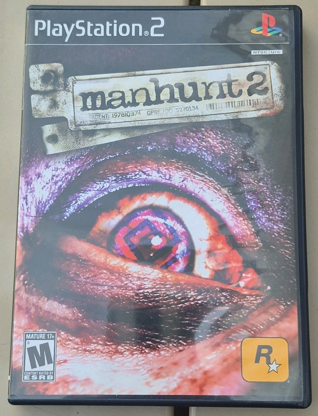 Manhunt 2 Sony PlayStation 2, 2007, Complete Tested, Plays Great.