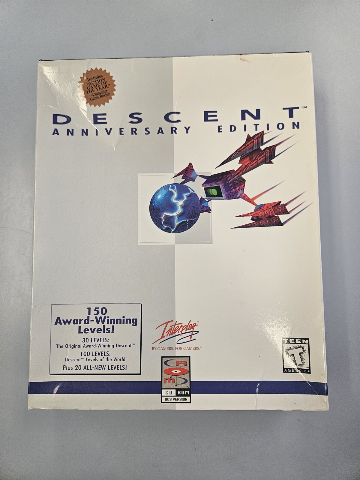 Descent Anniversary Edition Big Box Pc – Complete – RARE – Interplay, 1996