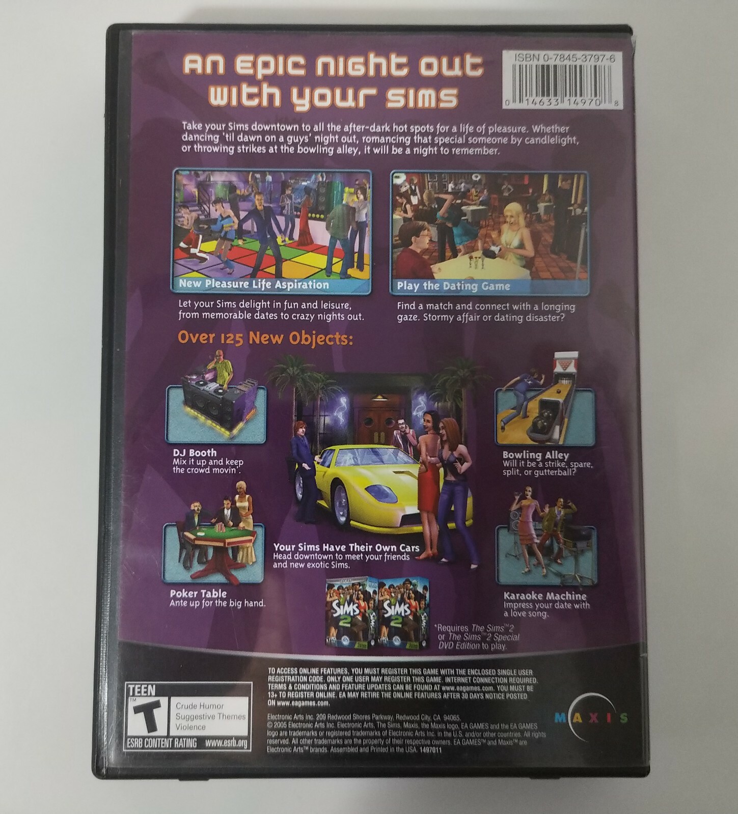 Sims 2: Nightlife (PC, 2005) The Sims Series Simulation