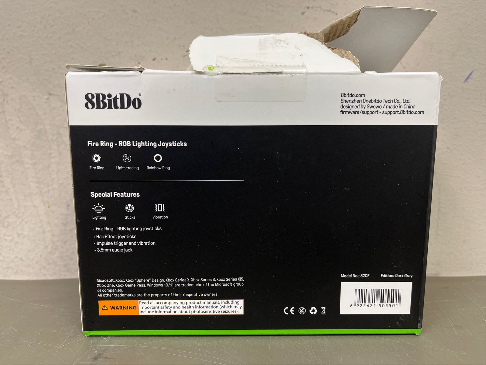 8BitDo Ultimate C Wired Controller for Xbox – Dark Gray+ Game Pass Code
