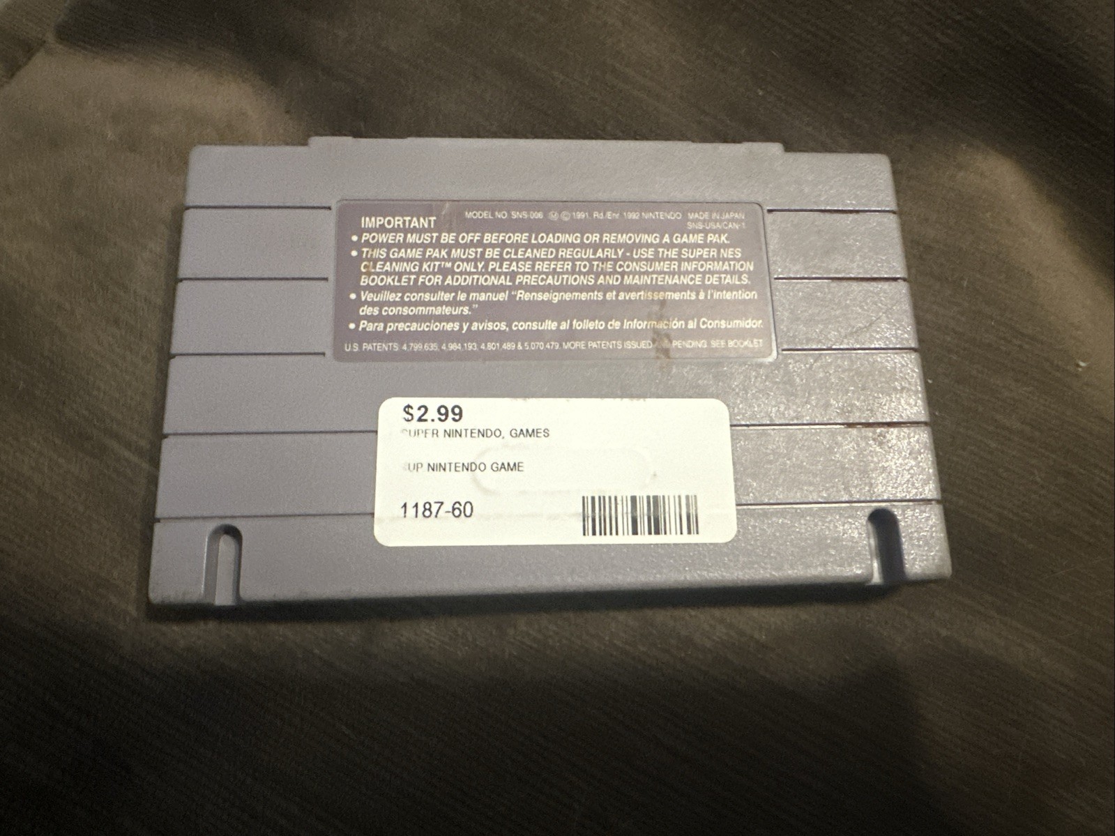 Dennis The Menace – Super Nintendo – SNES – Tested Authentic