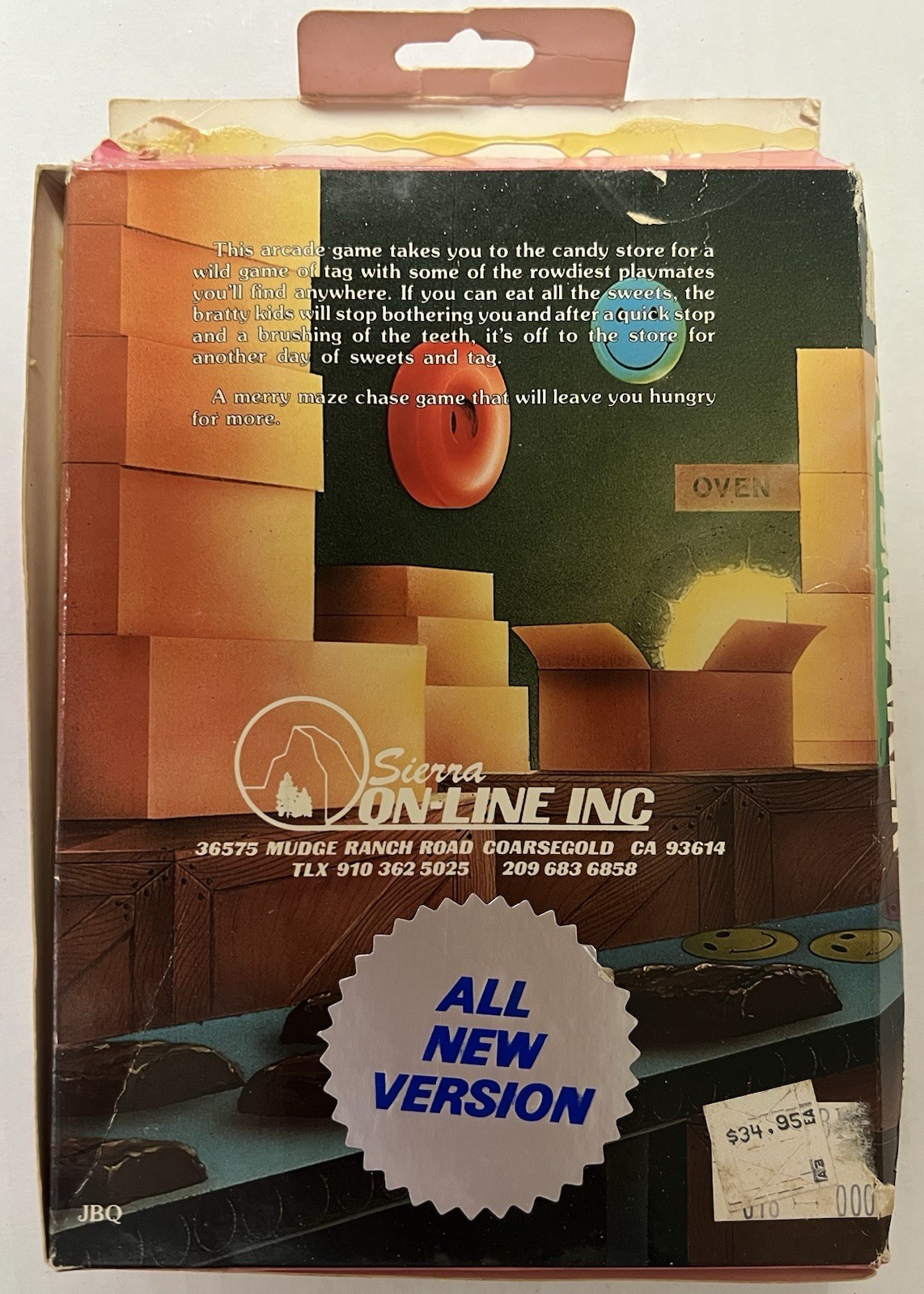 Jawbreaker (Sierra Online Inc 1981) Apple II – 48K Diskette – CIB – Vintage Rare