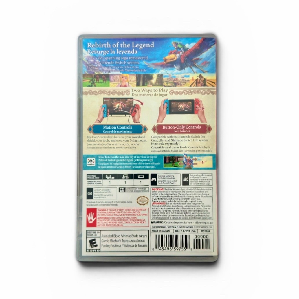 The Legend of Zelda: Skyward Sword HD – Nintendo Switch [Pre-Owned]