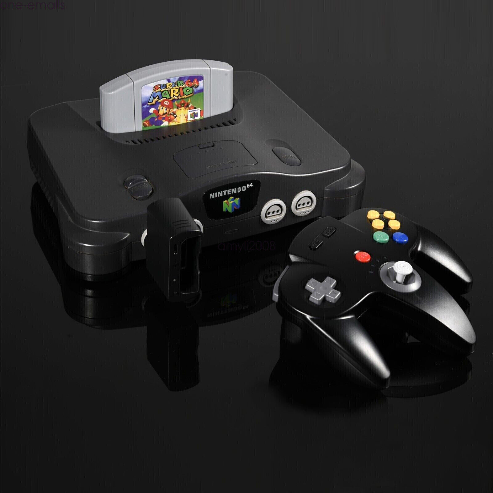 2.4 GHz Wireless N64 Controller Rechargeable For N64 Console, Built-in Rumble