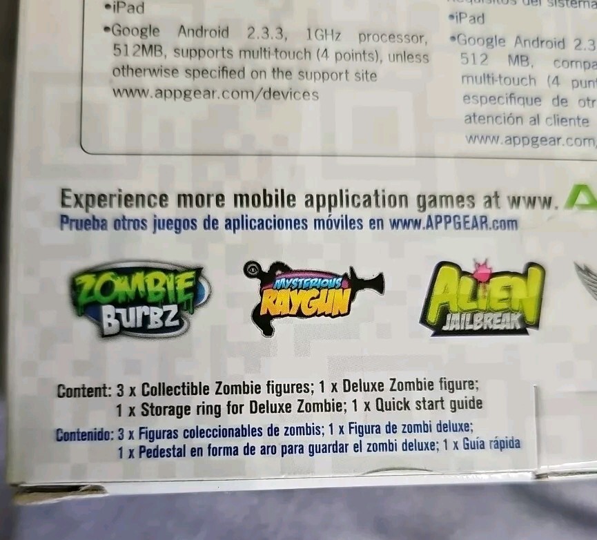NIB APPGEAR ZOMBIE BURBZ DINER FOR APPLE & ANDROID