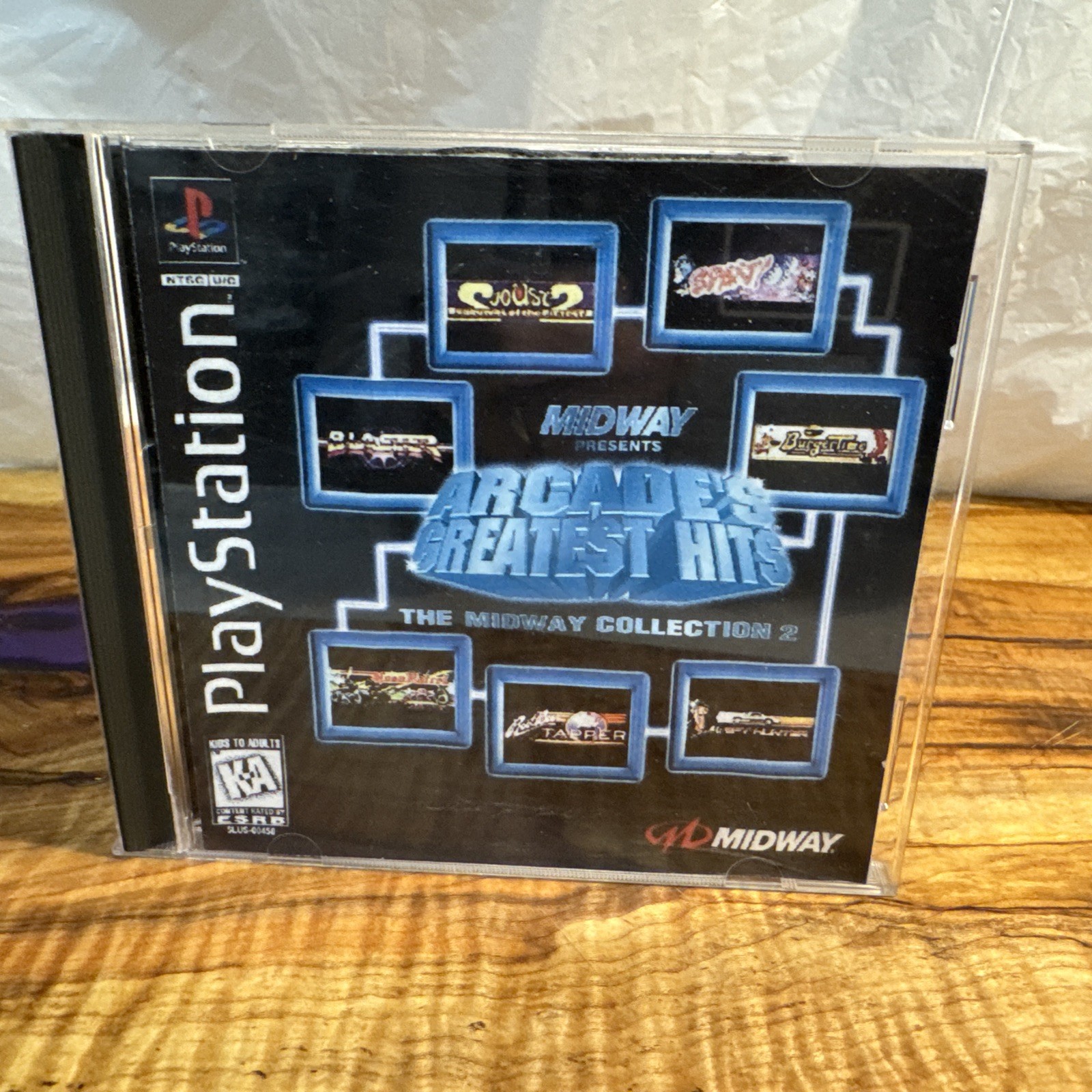 Midway Arcade Greatest Hits Midway Collection 2 – Tested PS1 PlayStation 1 PSOne