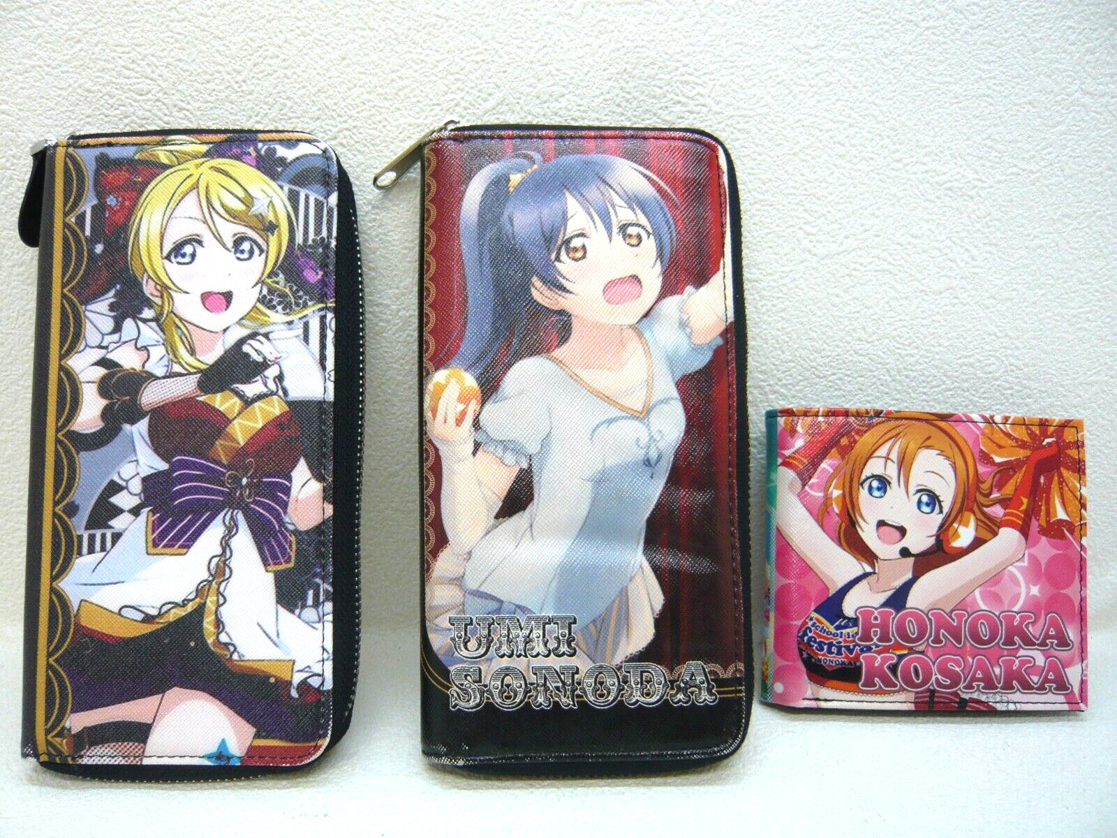 K-44-A-1　LOVE LIVE! SCHOOL IDOL PROJECT Wallets, set of 3 ERI AYASE UMI SONODA