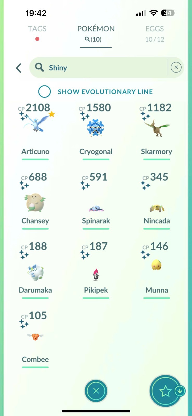 PoGo ✨ PokéPark KANTO Background – Shiny Articuno ✨Mini P.T.C 20k+ Stardust