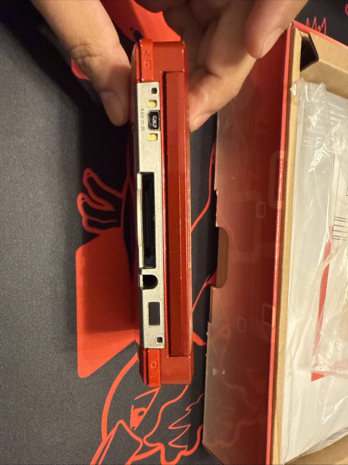 Nintendo 3DS Handheld System – Flame Red Tested And Working CIB
