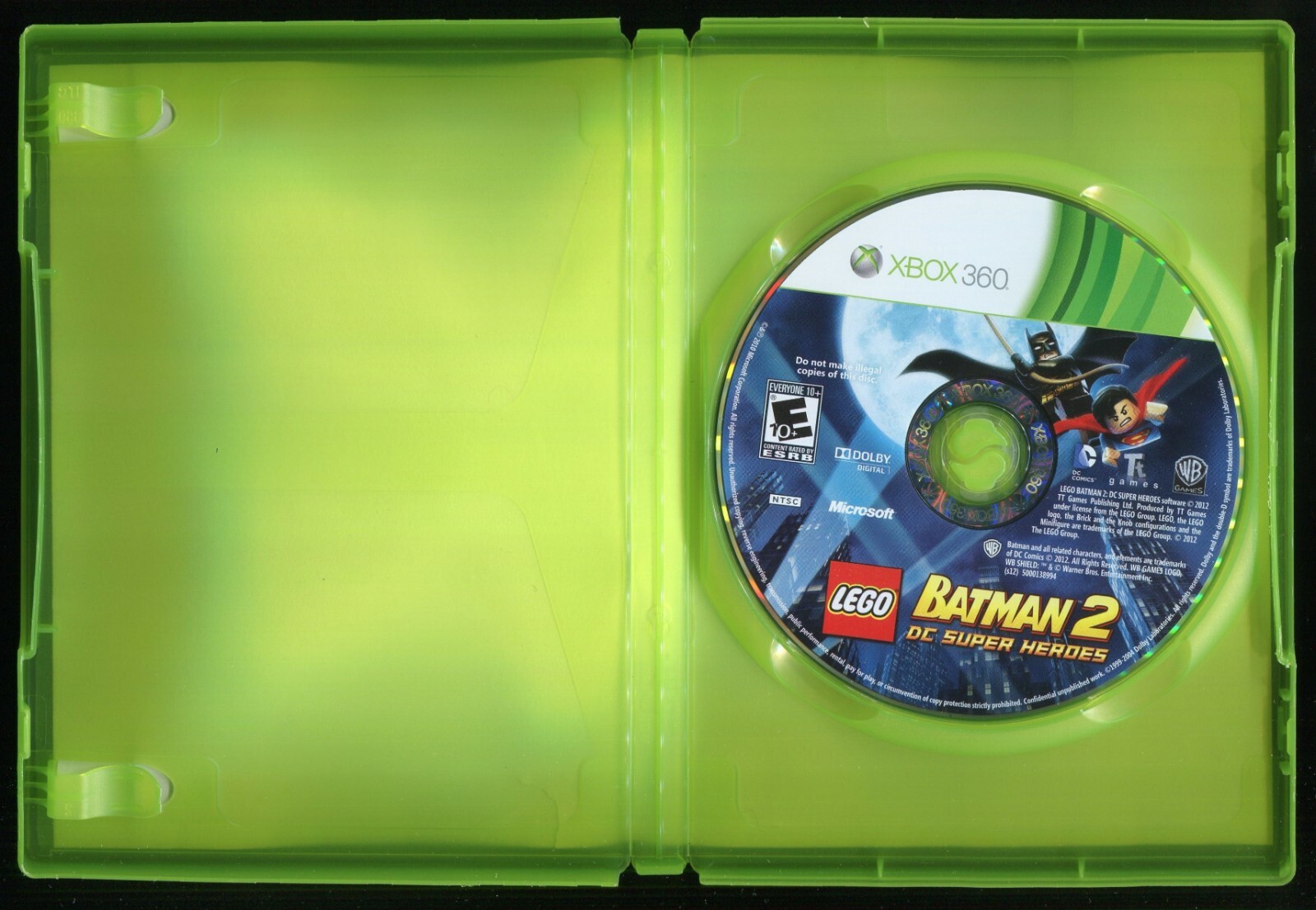 LEGO Batman 2 DC Super Heroes XBox 360 Video Game Superman Joker Wonder Woman