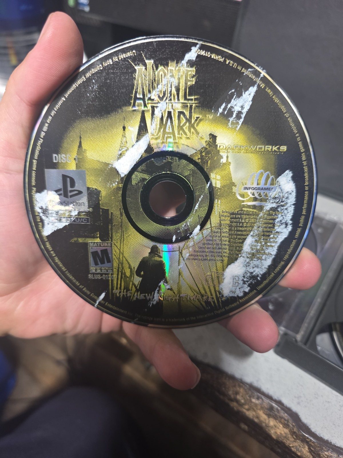Alone in the Dark: The New Nightmare (Sony PlayStation, 2001) – CIB, See Descrip