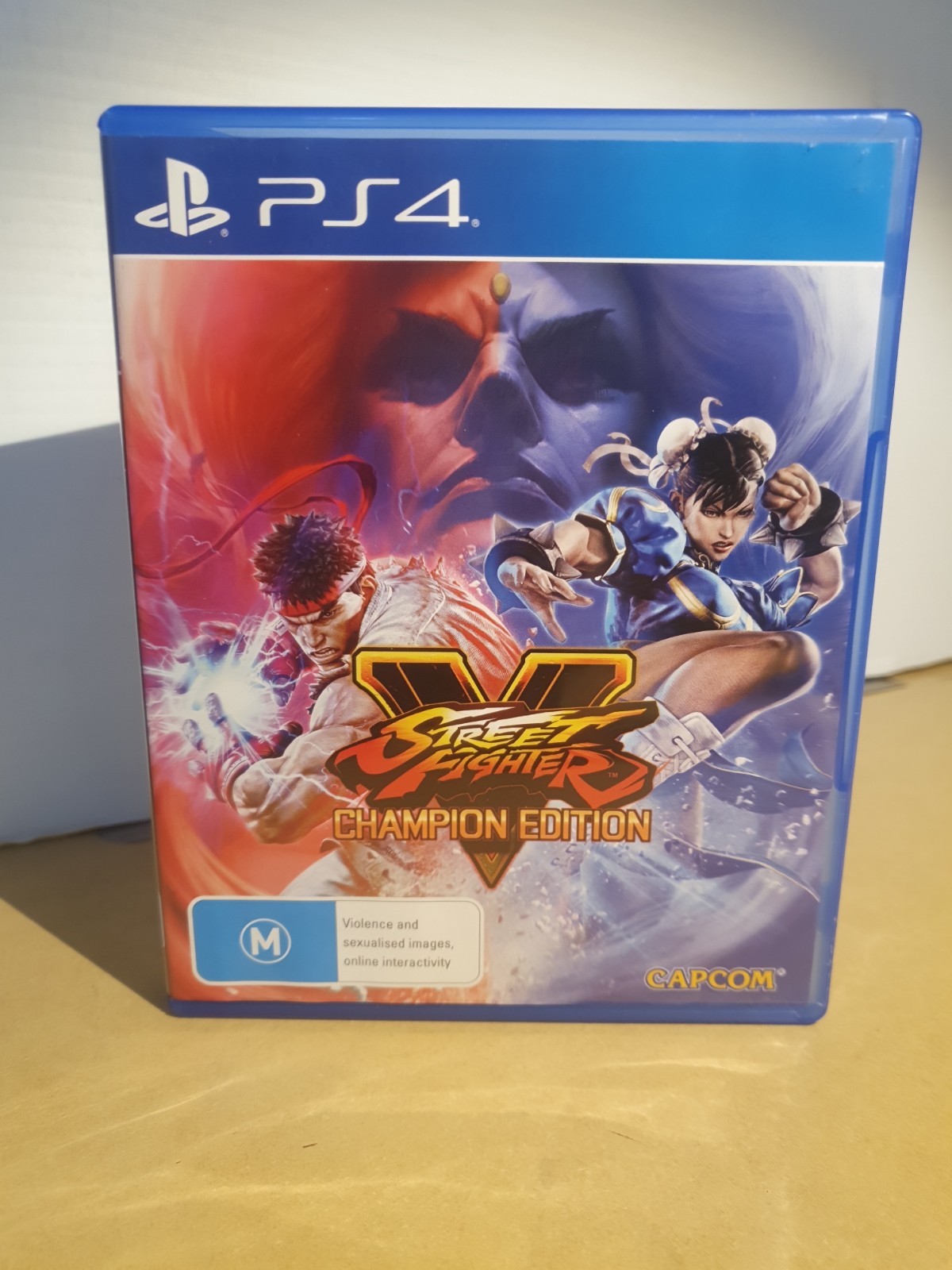 Street Fighter V : 5 Champion Edition Sony PS4 PAL RARE AUS Artwork OOP