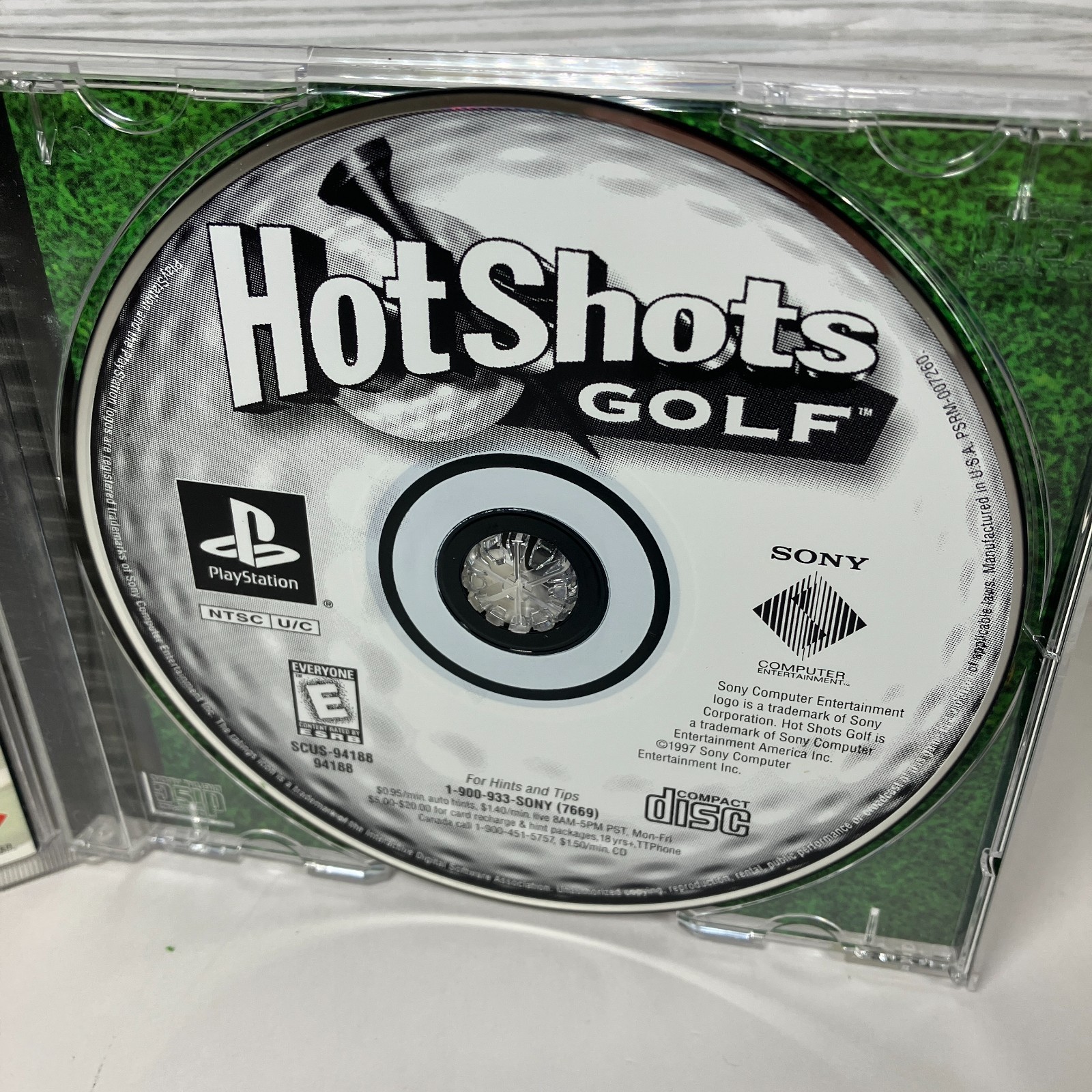 Hot Shots Golf (PlayStation 1 PS1) CIB COMPLETE