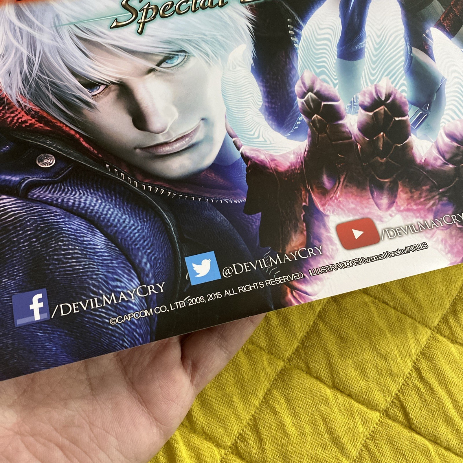 Devil May Cry 4 Special Edition Comic Con Promo Poster – RARE SDCC 2015 LIMITED