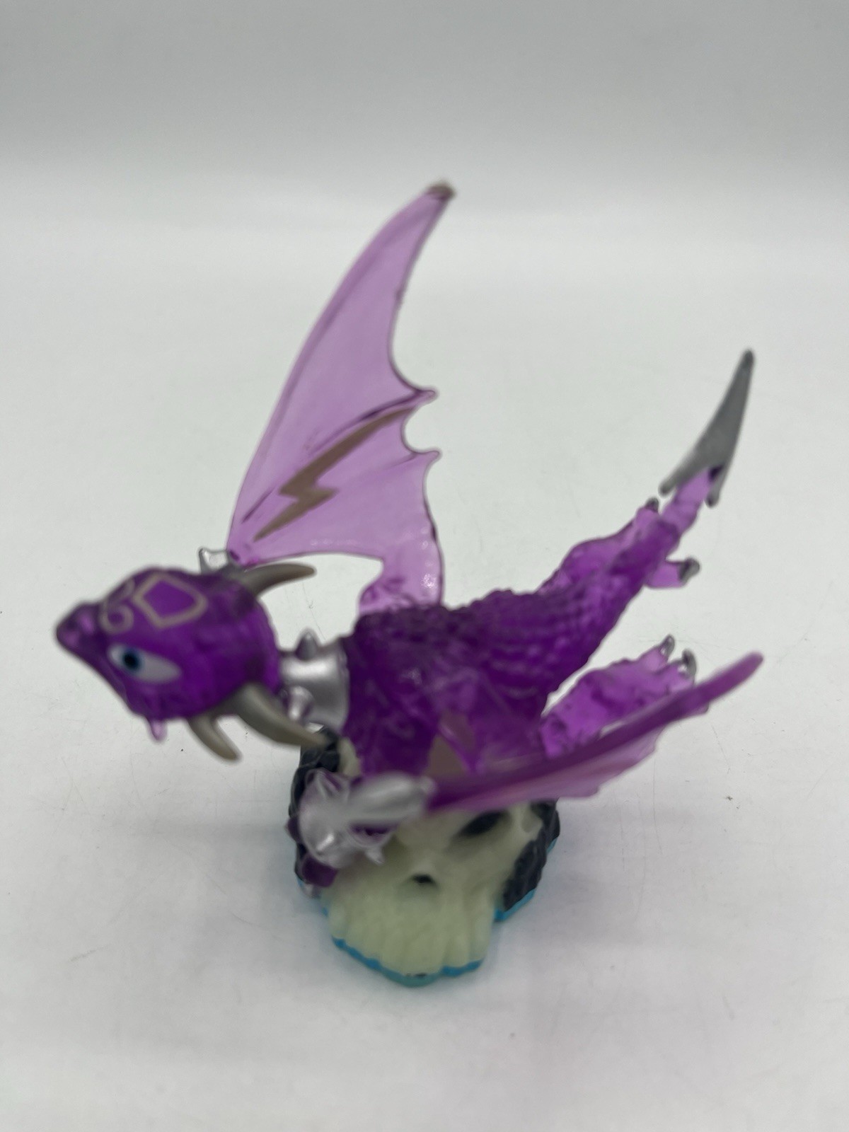 Skylanders Phantom Cynder Swap Force Blue Base Purple Dragon Figure