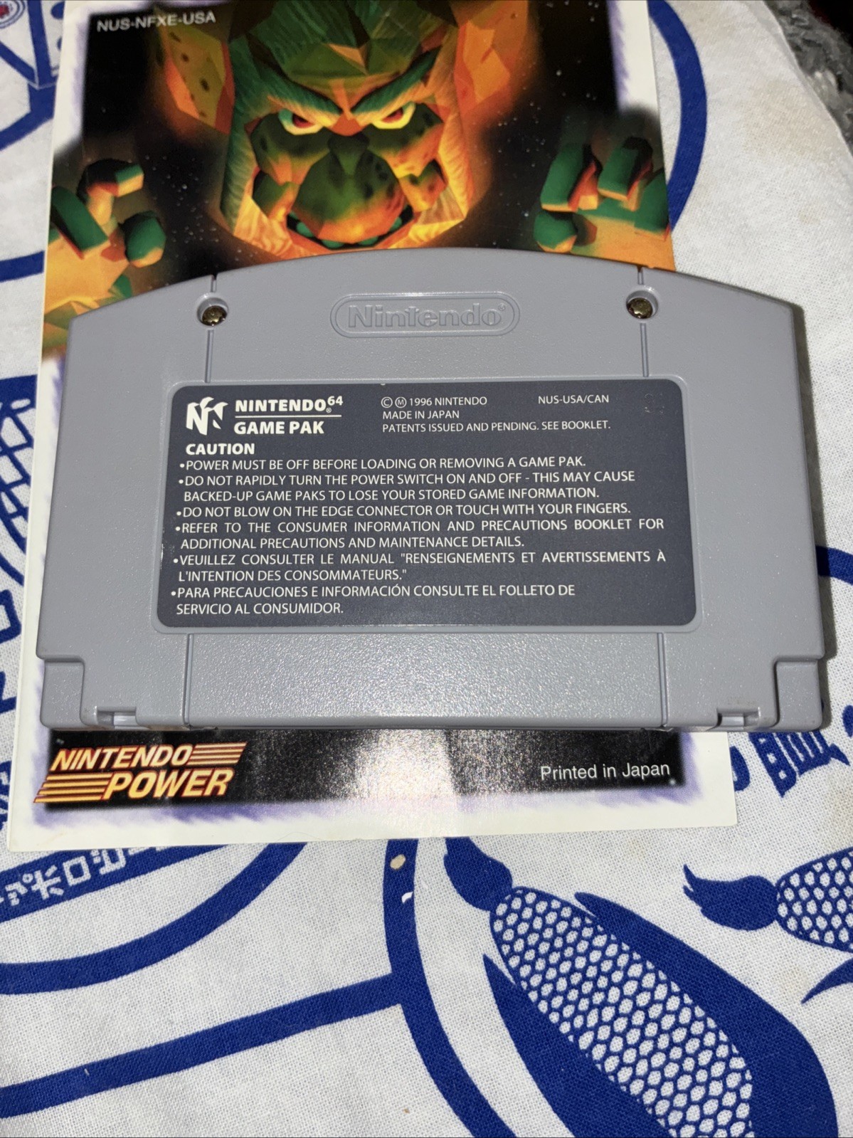 Star Fox 64 N64 Big Box CIB Complete W/ Rumble Pak Inserts Authentic