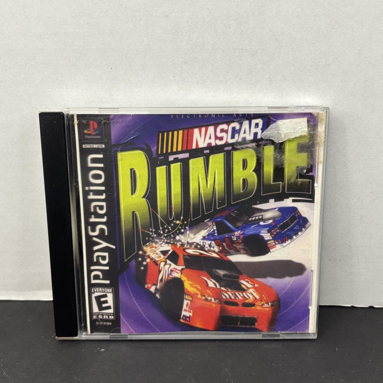 Vintage Nascar Rumble Sony PlayStation 1 Game Disc Car Racing EA Sports NTSC