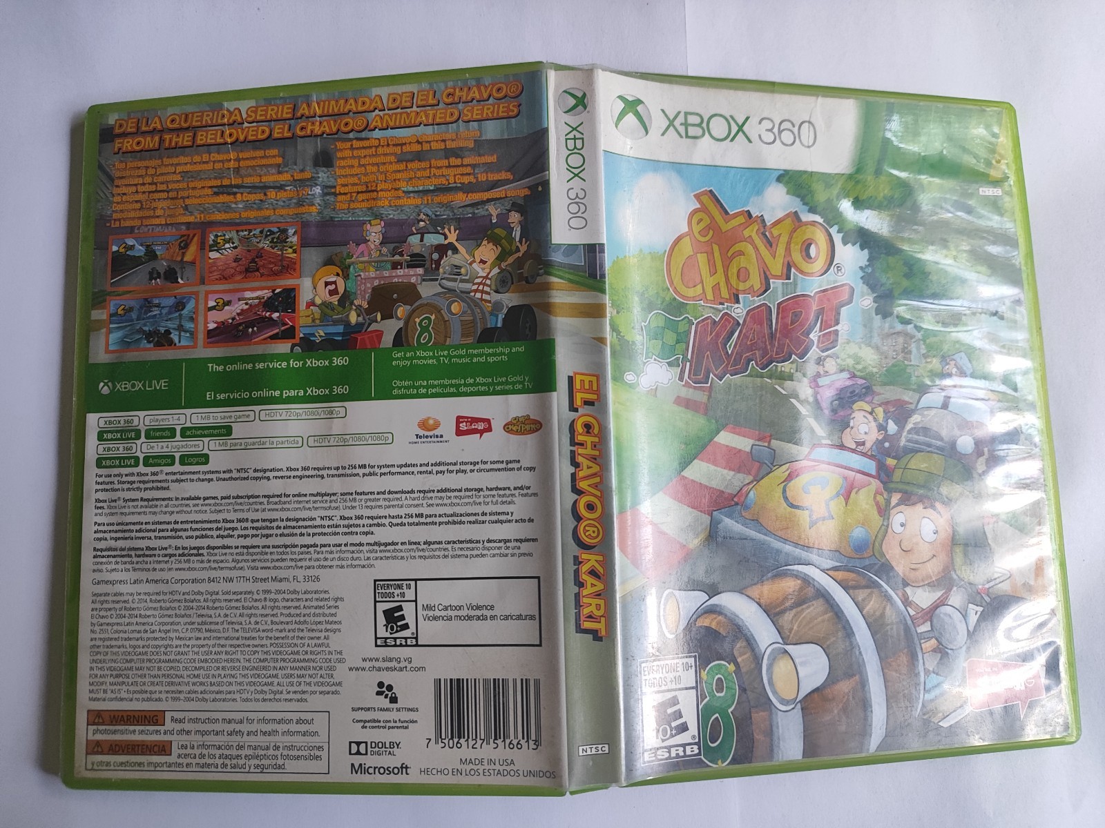 el chavo kart video games xbox 360