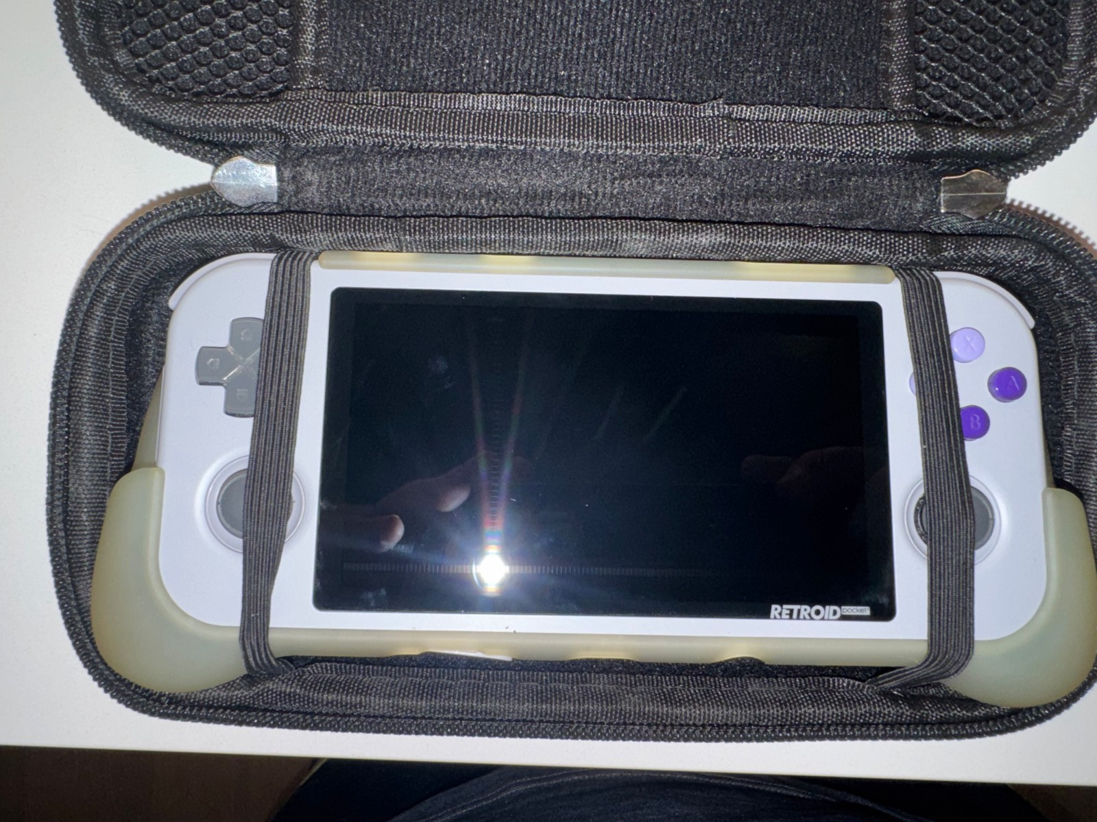 Retroid Pocket 3 plus w/ Official Grip, two different cases, extras (Very Good)