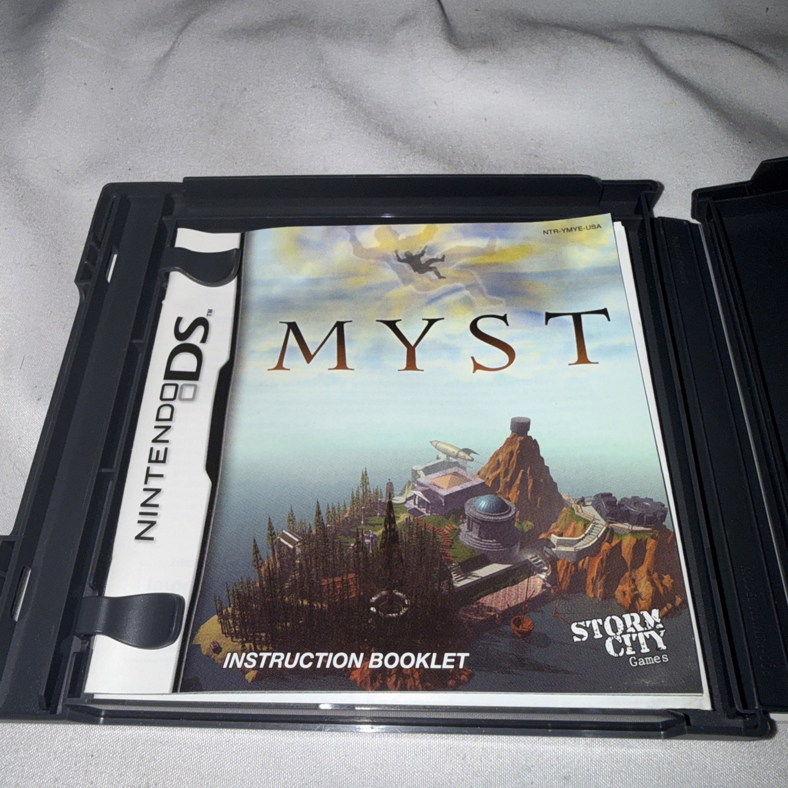 Myst Nintendo DS 2008 Complete CIB W/ Manual Puzzle Adventure Game Tested