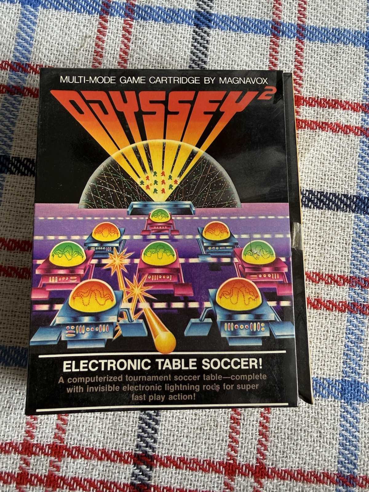 Electronic Table Soccer! (Magnavox Odyssey 2, 1980) HTF Vintage Video Game