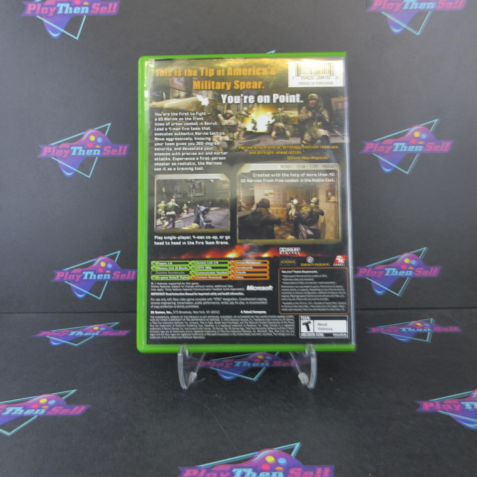 Close Combat First to Fight Xbox + Reg Card Complete – 1 Year Warranty VG
