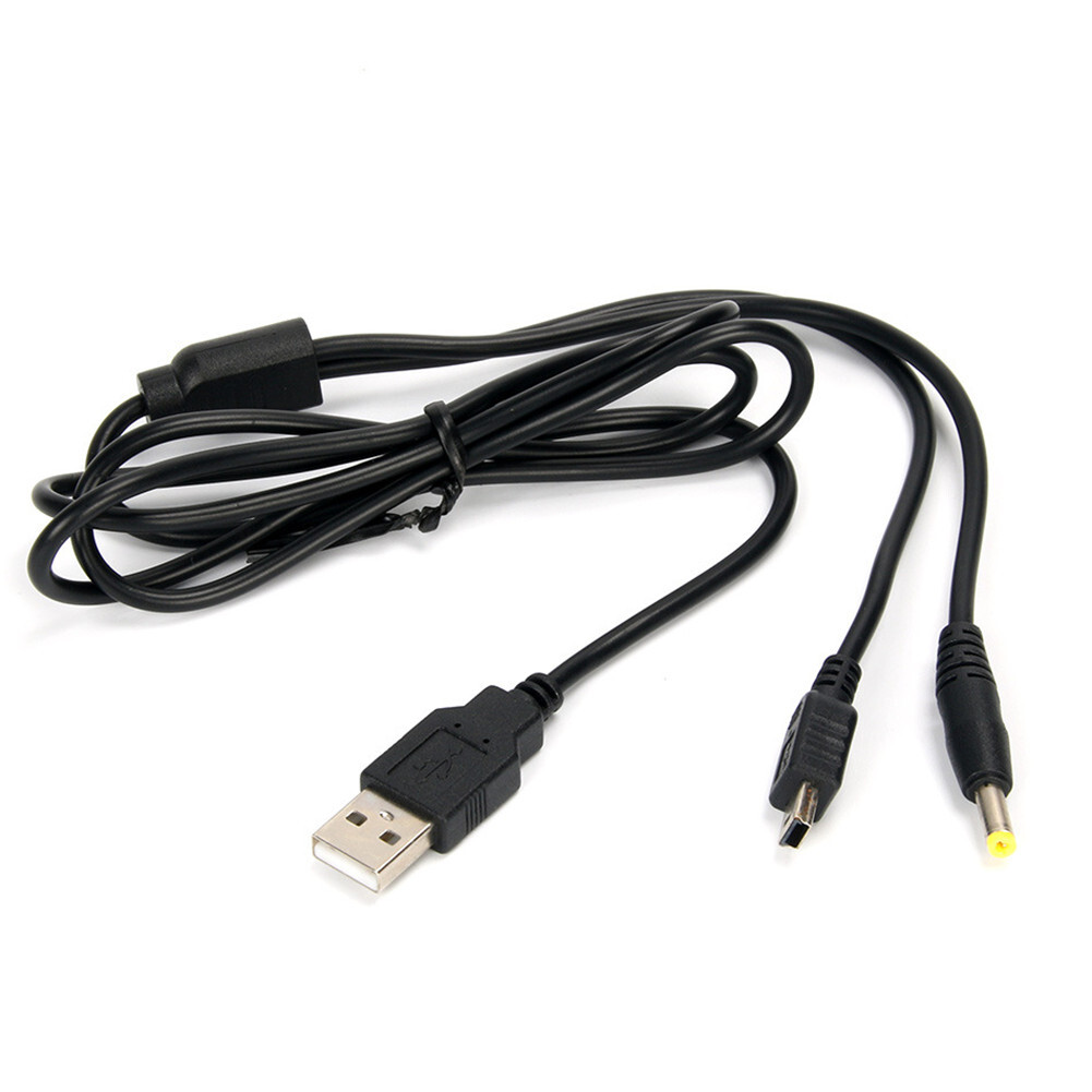 1.2m/4ft 2 In 1 USB Data Charging Cable Charger Cord For PSP1000 PSP2000 PSP3000
