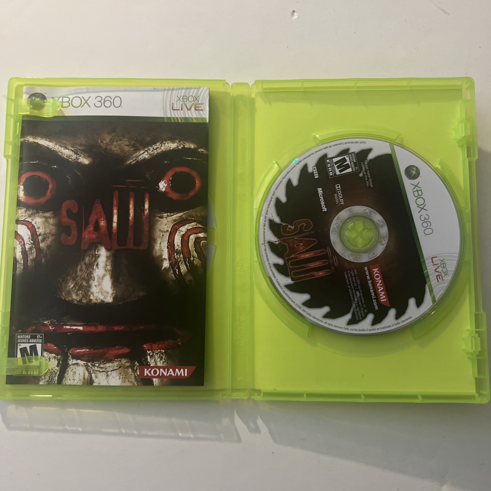 SAW Xbox 360 Complete CIB