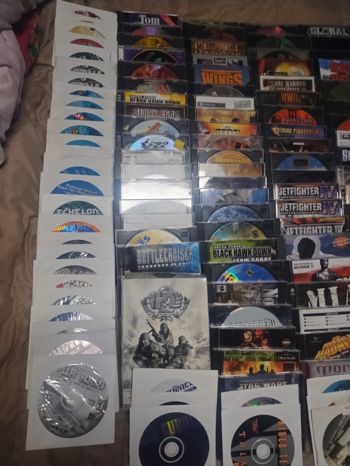 Games Lot PC Vintage Flight, Military, Shooter, Adventure. Untested 255+