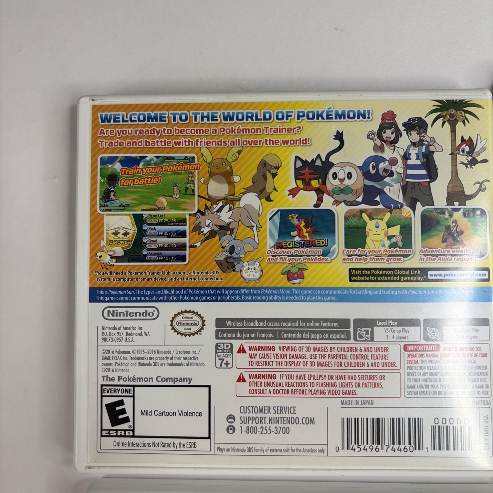 Pokemon Ultra Sun Y Omega Ruby Nintendo 3DS 4 Game In Box Bundle Authentic