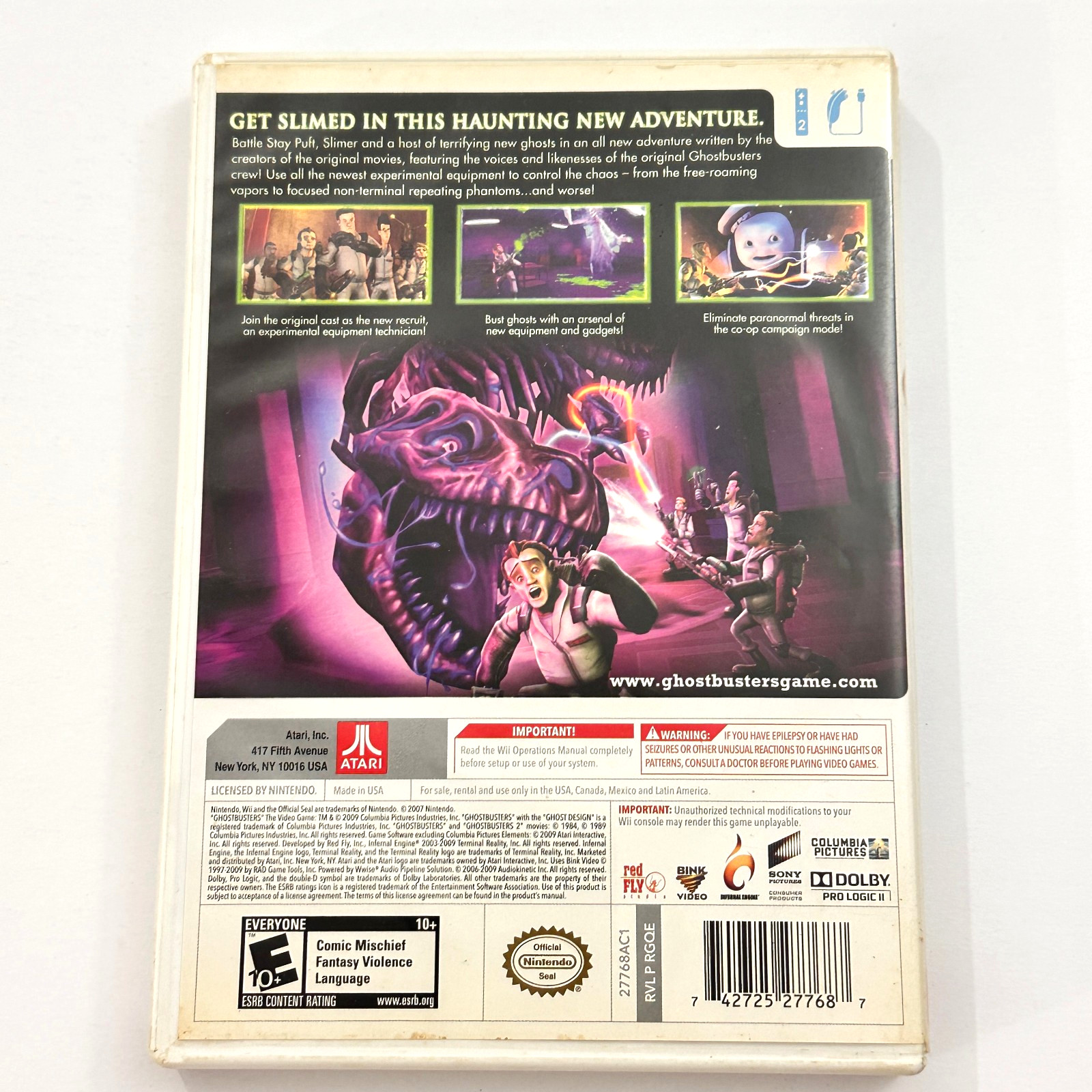 Ghostbusters – The Video Game for Nintendo Wii Complete DISC VERIFIED