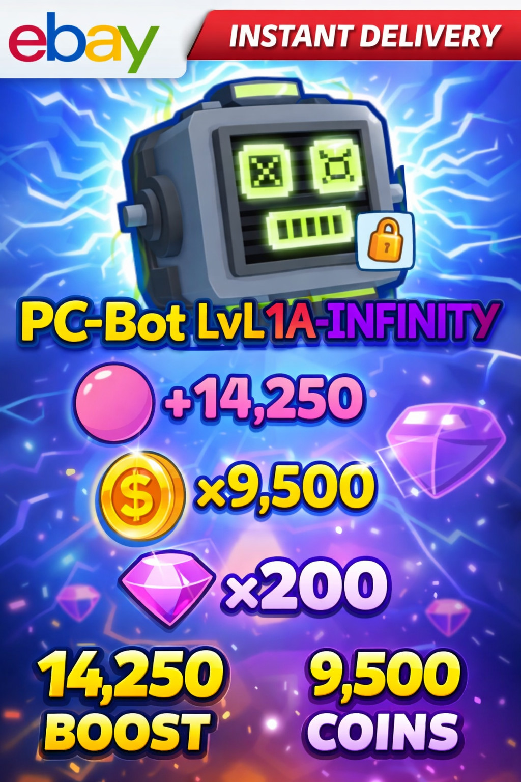 PC-Bot INFINITY (bubble Gum Simulator Infinity, Infinity Pet)⚡