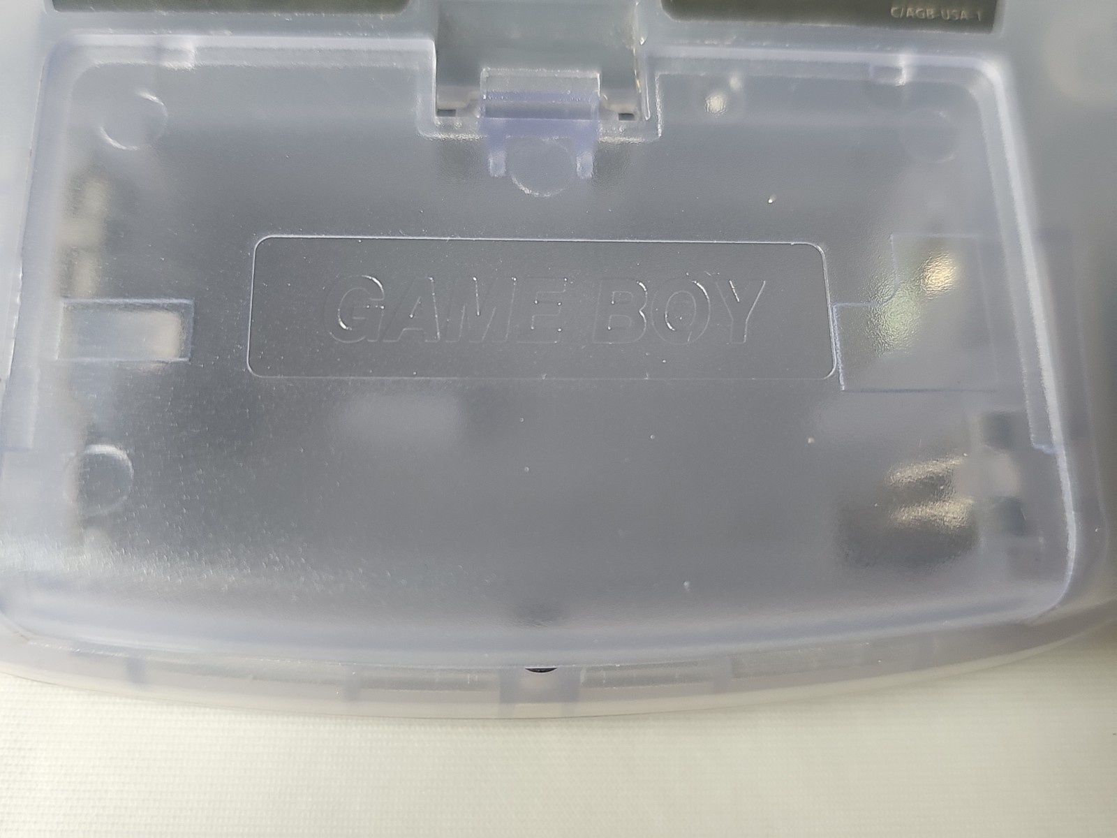 Nintendo Game Boy Advance Handheld Gaming Console Clear Glacier Gray | AGB-001