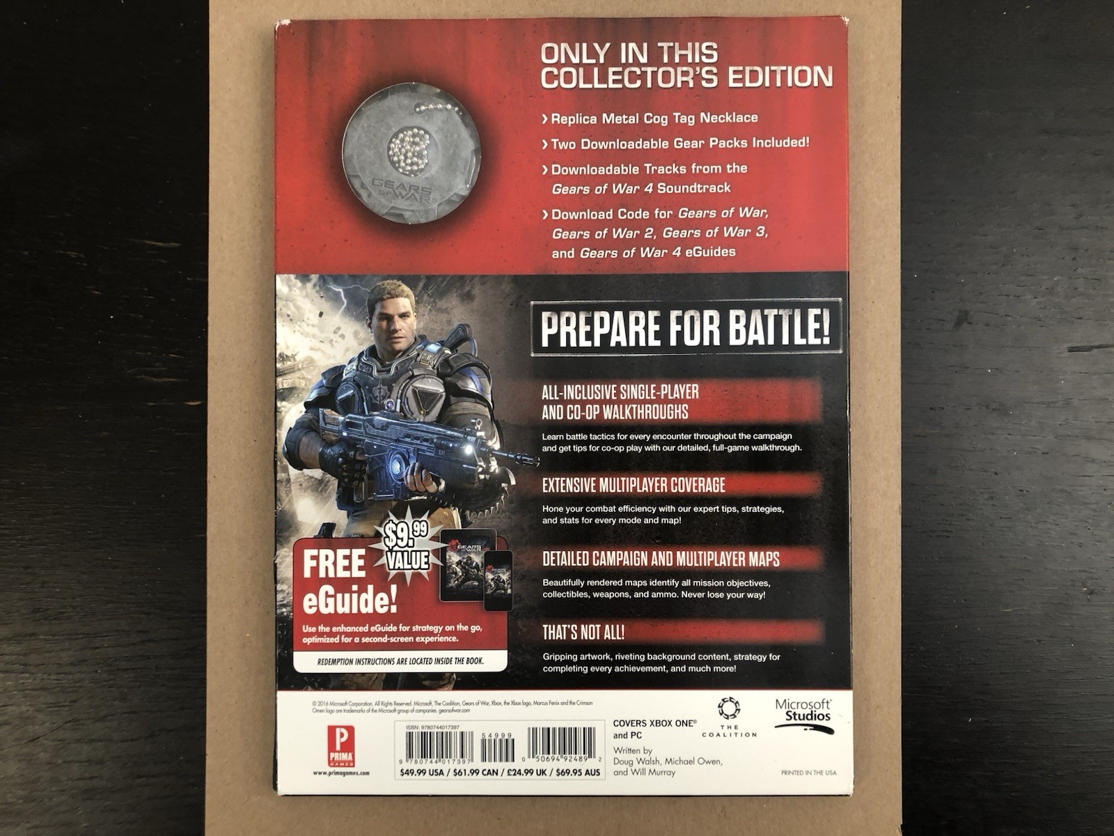 GEARS OF WAR COG TAG Necklace (2016) — From GEARS 4 Guide — BRAND NEW