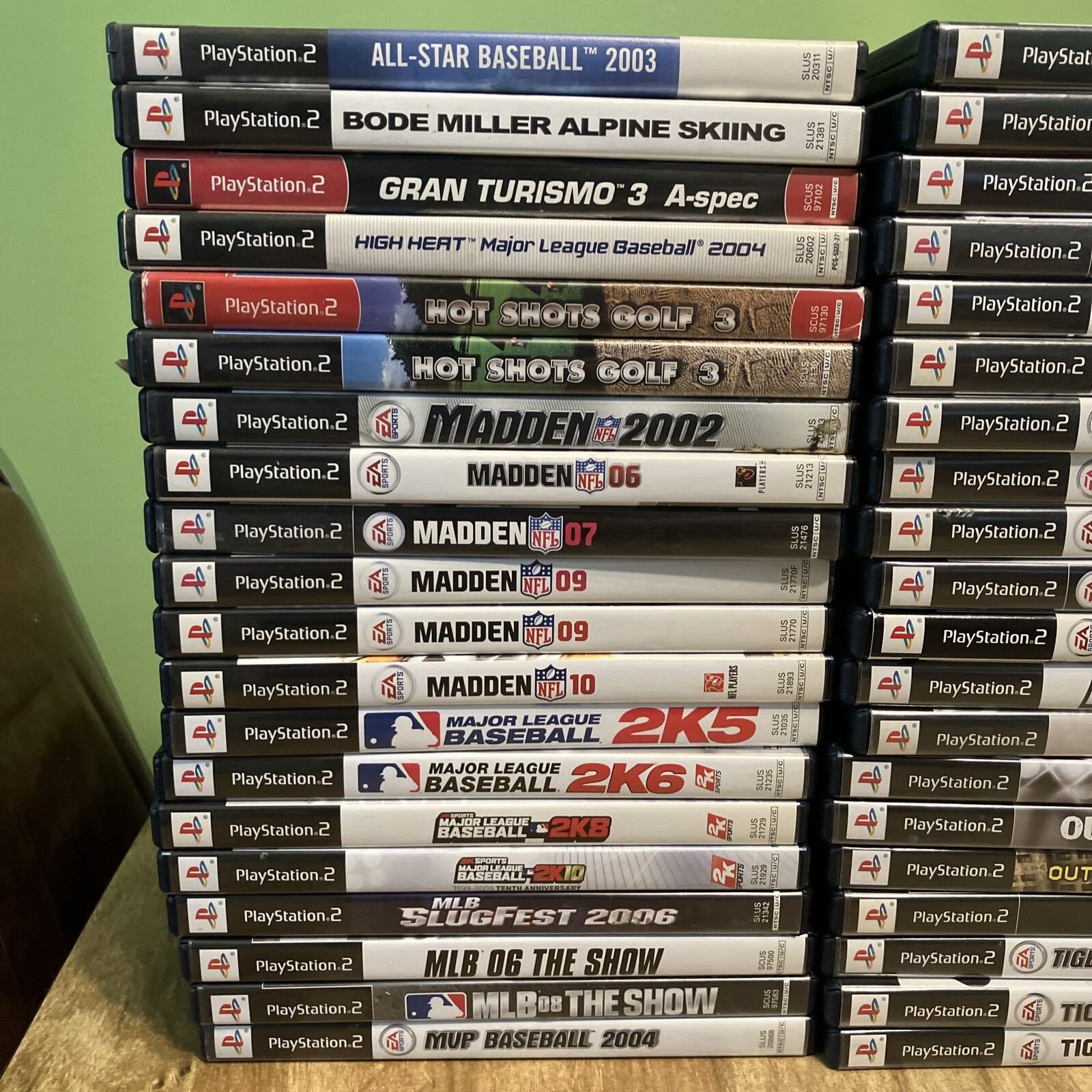 PlayStation 2 PS2 Sports Lot 40 Games $300 Value Tested Working Condition Varies