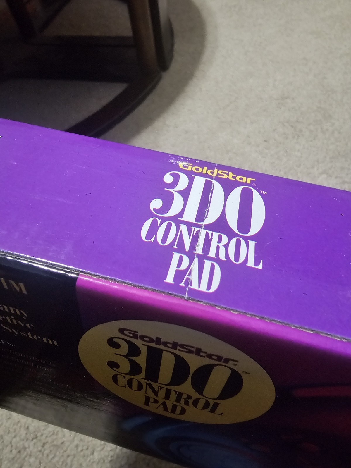 3DO Goldstar Control Pad Controller Official CIB W/ Manual Very Nice See Pics XX