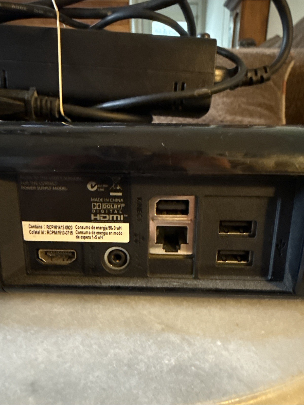 Xbox 360 E (Model 1538) Console Power Checked Only